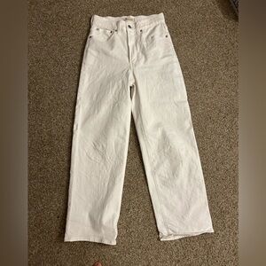 Madewell perfect vintage wide-leg crop jeans